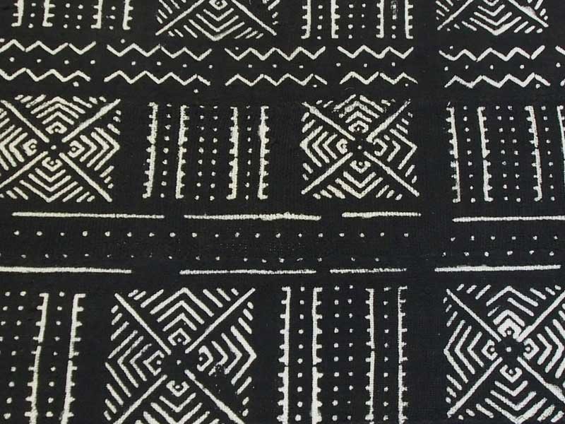 Black Bogolan Mud Cloth